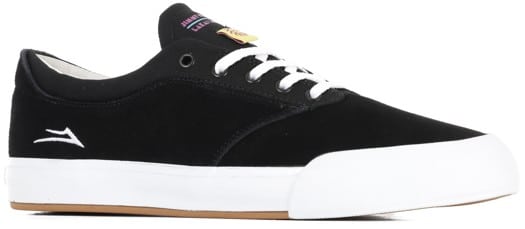 Lakai Wilkins Skate Shoes - black suede - view large