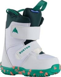 Burton Kids Mini Grom Snowboard Boots 2025 - white