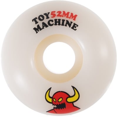 Toy Machine Small Monster Skateboard Wheels - white (100a) - view large