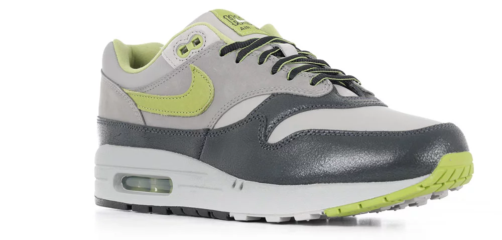 Nike SB Nike Air Max 1 SP Shoes - (huf) anthracite/pear-medium grey-flat  pewter | Tactics