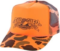 Thrasher Thrasher x Anti-Hero Mag Banner Trucker Hat - orange camo