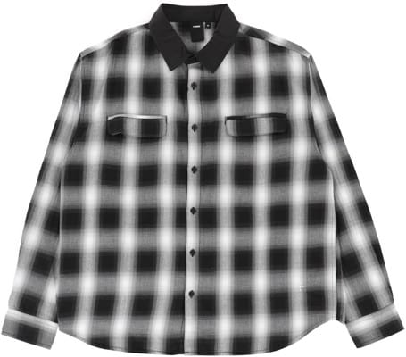 Former Broadcast Plaid L/S Shirt - black ombre - view large