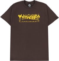Thrasher Thrasher x Anti-Hero Pigeon Mag T-Shirt - dark chocolate