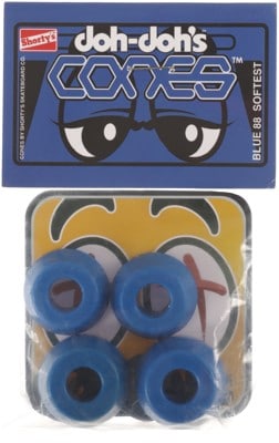 Shortys Doh Doh's Quad Pack Cones Skate Bushings (2 Truck Set) - blue - view large