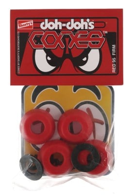 Shortys Doh Doh's Quad Pack Cones Skate Bushings (2 Truck Set) - red - view large