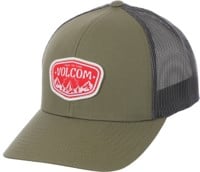 Volcom Mountainside Cheese Trucker Hat - vintage green