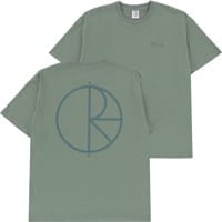 Polar Skate Co. Stroke Logo T-Shirt - jade green/dark green
