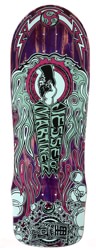 Santa Monica Airlines Martinez Hand Shake 10.0 Skateboard Deck - purple