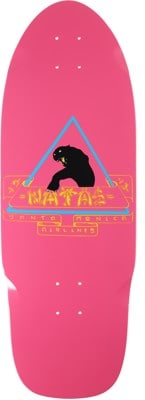 Santa Monica Airlines Natas Panther 10.0 1st Edition Skateboard Deck - pink - view large