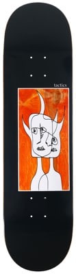 Tactics Devil Face Skateboard Deck - orange - view large