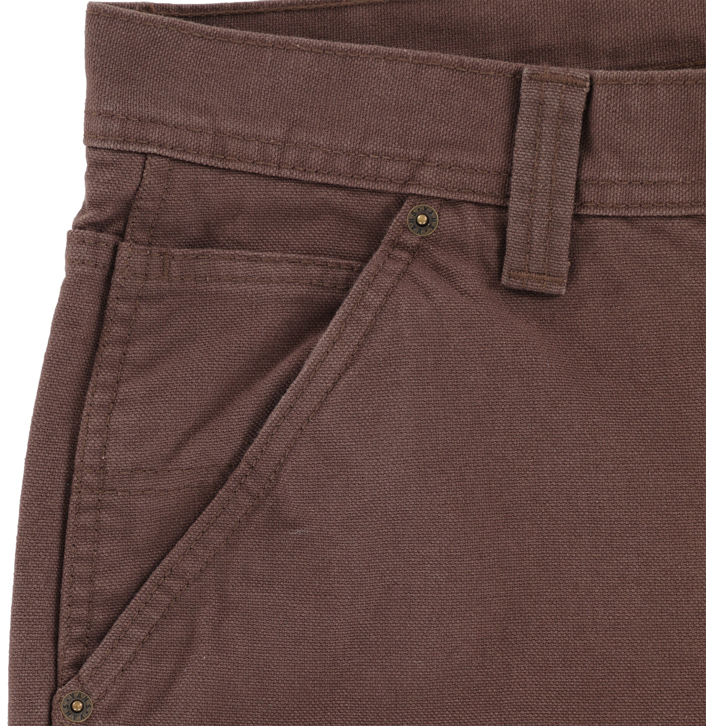 Vans Skate Drill Chore AVE Loose Carpenter Pants - chocolate brown ...