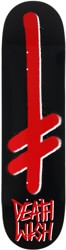 Deathwish Gang Logo 8.25 Skateboard Deck - black