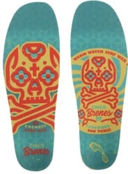 Remind Insoles Cush Impact 6mm Mid-High Arch Insoles - (chico brenes) skull wax