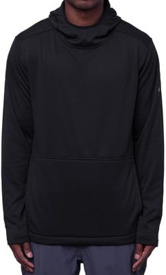 686 Mission Grid Fleece Hoodie - black - view large