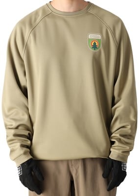 686 Bonded Fleece Crew - sage - view large