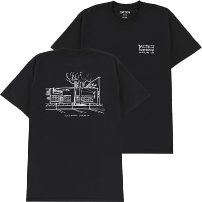 Tactics Seattle Shop T-Shirt - black - view large