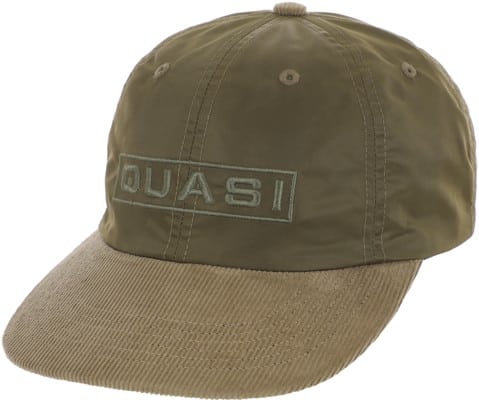 Quasi Eurotext Snapback Hat - olive - view large
