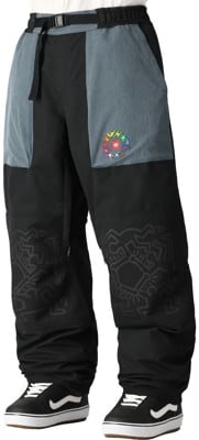 686 Keith Haring Ghost Pants - keith haring denim colorblock - view large