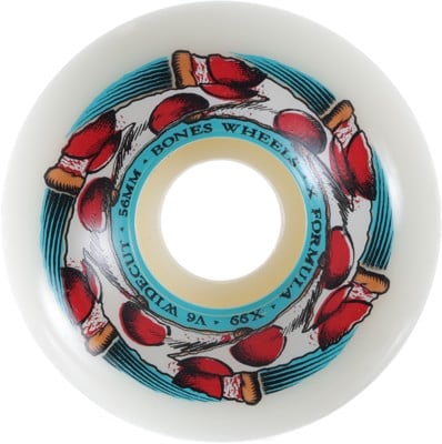 Bones X-Formula V6 Wide-Cut Skateboard Wheels - deep dish (99a) - view large