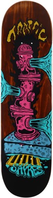 Traffic Sayres Fire Hazard 8.5 Skateboard Deck - brown - view large