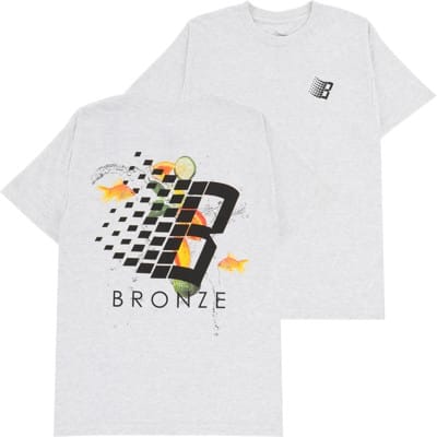 Bronze 56k Citrus Logo T-Shirt - ash grey - view large