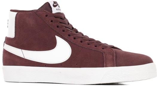 Nike SB Zoom Blazer Mid Skate Shoes - burgundy crush/summit white - view large