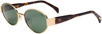 I-Sea Lennox Polarized Sunglasses - gold/green polarized lens