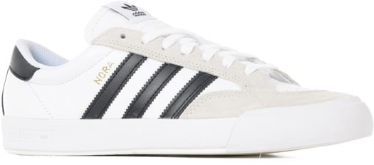 Adidas Nora Skate Shoes - footwear white/core black/crystal white - view large