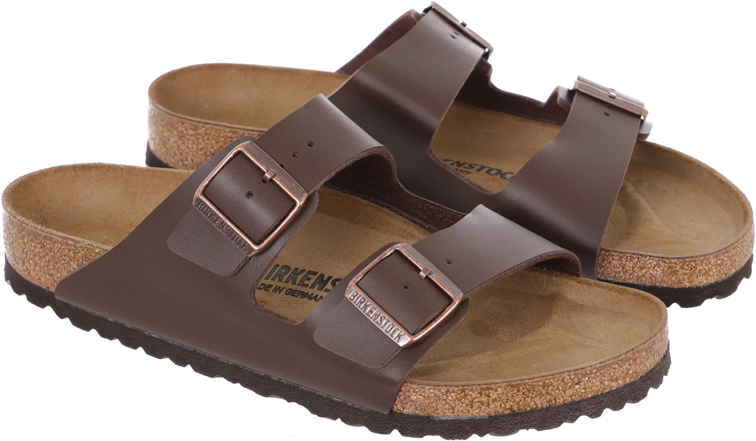 Birkenstock Arizona Birko Flor Sandal dark brown Tactics