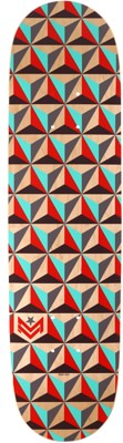 Mini Logo Pattern Chevron 7.5 191 Mini Shape Skateboard Deck - view large