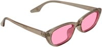 Glassy Hooper Sunglasses - tea/pink lens