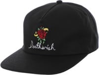 Deathwish Momentarily Align Snapback Hat - black