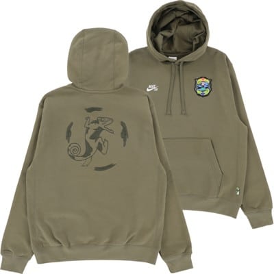 Nike SB Olympics - Agnostic Federation Hoodie - medium olive/white - view large