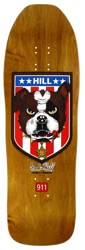Powell Peralta Frankie Hill Bull Dog 10.0 Reissue Skateboard Deck - brown stain