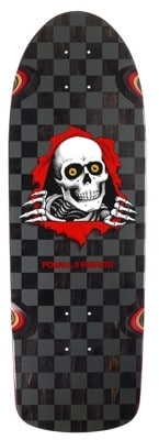 Powell Peralta OG Ripper 10.0 Wheel Wells Skateboard Deck - silver/black stain - view large