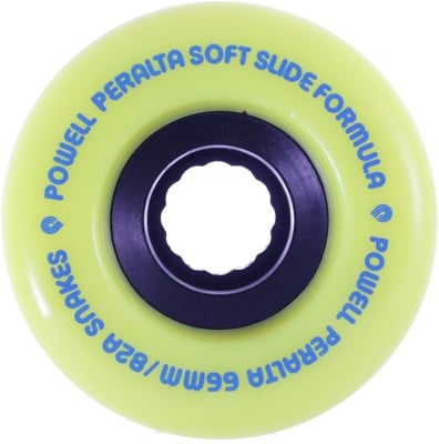 Powell Peralta Snakes Cruiser Skateboard Wheels - yellow v2 66 (82a) - view large