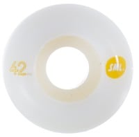 Sml. Grocery Bag II V-Cut Skateboard Wheels - white/yellow (99a)