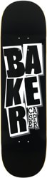 Baker Casper Stacked Name 8.5 Skateboard Deck - black