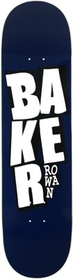 Baker Rowan Stacked Name 8.25 Skateboard Deck - blue - view large