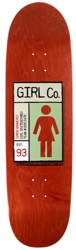 Girl Bannerot Gridbox 9.0 Loveseat+ Shape Skateboard Deck