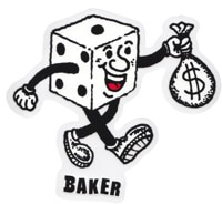 Baker All My Homies Sticker - dice