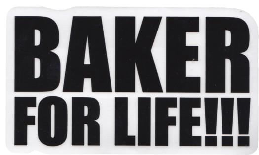 Baker Club Sticker - baker 4 life - view large