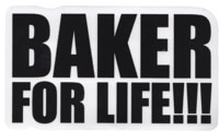 Baker Club Sticker - baker 4 life