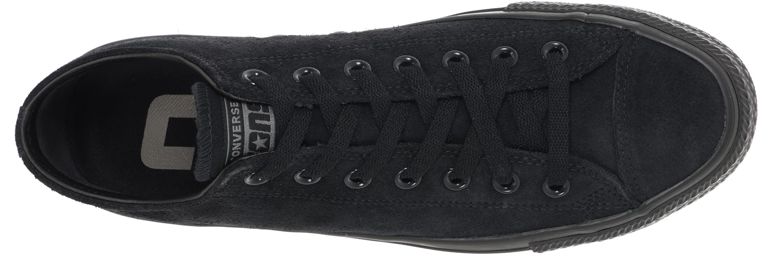 Converse Chuck Taylor All Star Pro Skate Shoes suede toe cap black black black Tactics