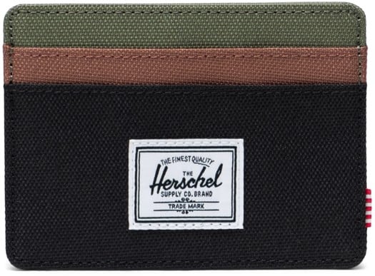 Herschel Supply Charlie Wallet - black/four leaf clover/saddle brown - view large