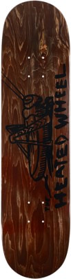 The Heated Wheel Grasshopper 8.0 Skateboard Deck - brown - view large