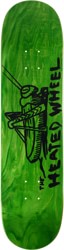 The Heated Wheel Grasshopper 8.0 Skateboard Deck - green