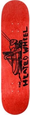 The Heated Wheel Grasshopper 8.0 Skateboard Deck - red - view large