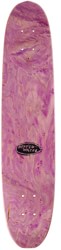 The Heated Wheel Positions Open 6.0 Polarizer Skateboard Deck - purple