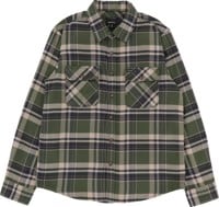 Brixton Bowery Flannel - cypress green/washed navy/whitecap